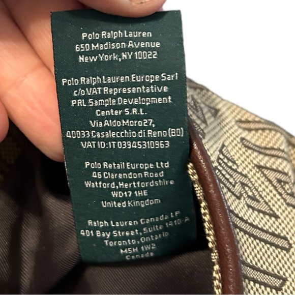 Lauren Ralph Lauren Signature 4 poster hobo shoulder bag - Picture 8 of 15